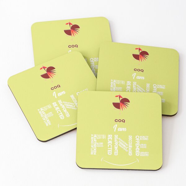 Item preview, COQ SAYS I Am Fine new design designed and sold by taherismail.
