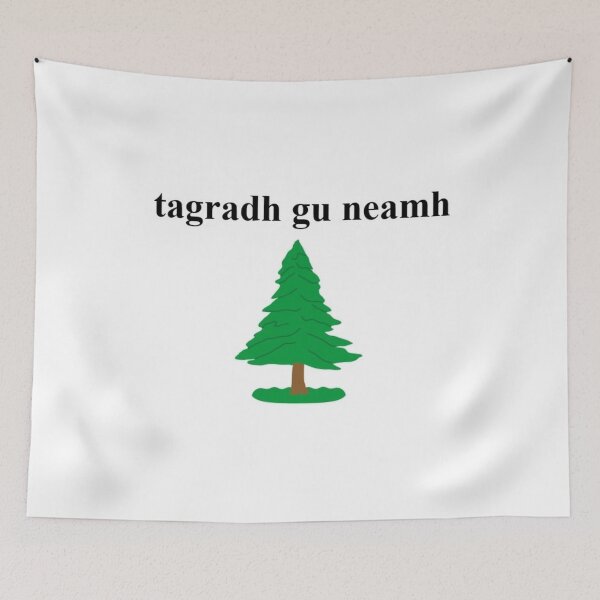 Item preview, Bratach craobh giuthais (Scottish Gaelic Pine Tree Flag) designed and sold by JonathanR1994.