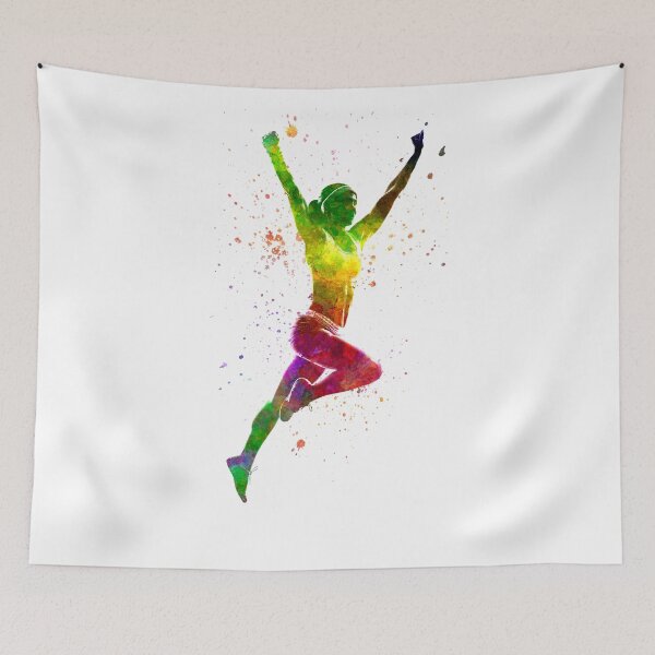 Item preview, Winning athlete in watercolor designed and sold by paulrommer.