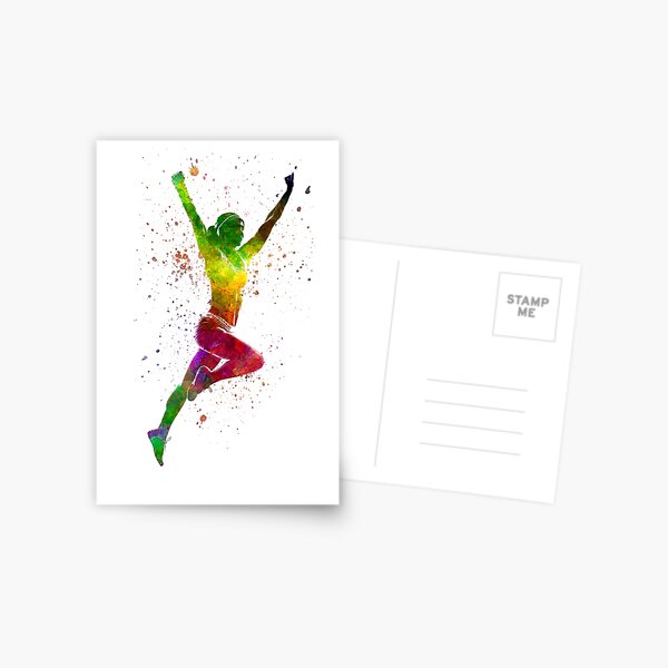 Item preview, Winning athlete in watercolor designed and sold by paulrommer.