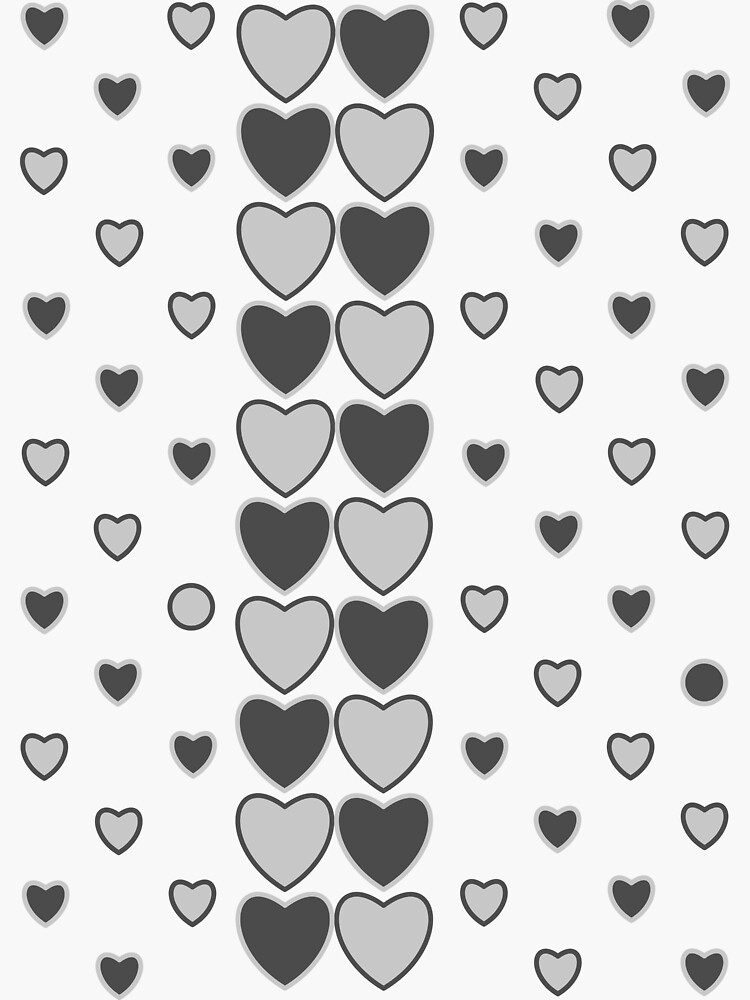 Thumbnail 3 of 3, Sticker, Love Love Love designed and sold by Lafara.