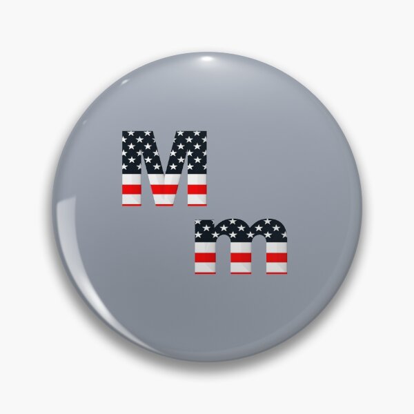 Item preview, alphabet USA M designed and sold by mostheristore.
