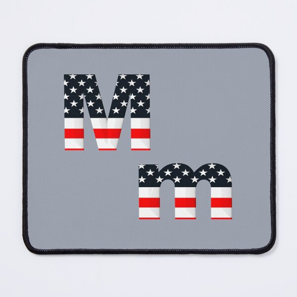 Item preview, alphabet USA M designed and sold by mostheristore.