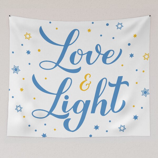 Item preview, Love and Light. Hanukkah quote. Hanukkah decorations  designed and sold by LaBelezoka.
