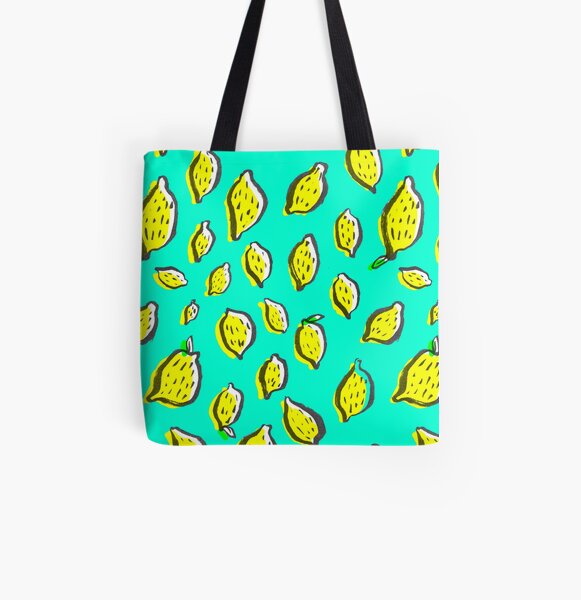 Spring lemons All Over Print Tote Bag