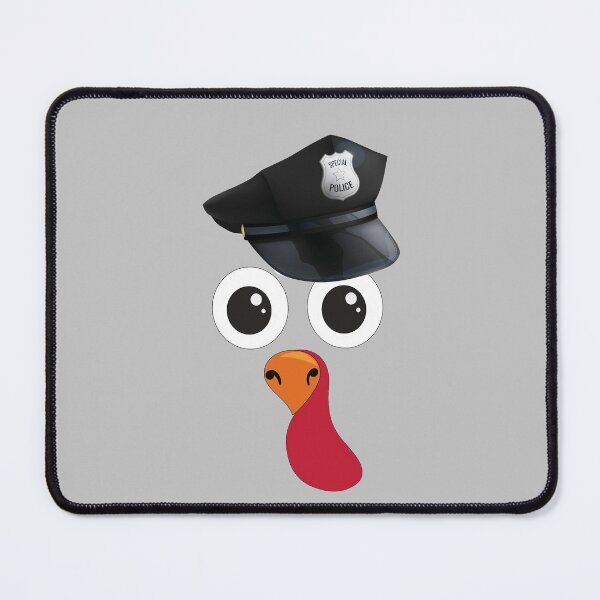 Item preview, Police Officer Thanksgiving Turkey Face designed and sold by AshzShop.