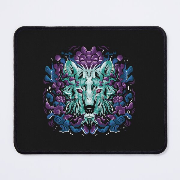 Item preview, Colorful wolf head designed and sold by DerSenat.
