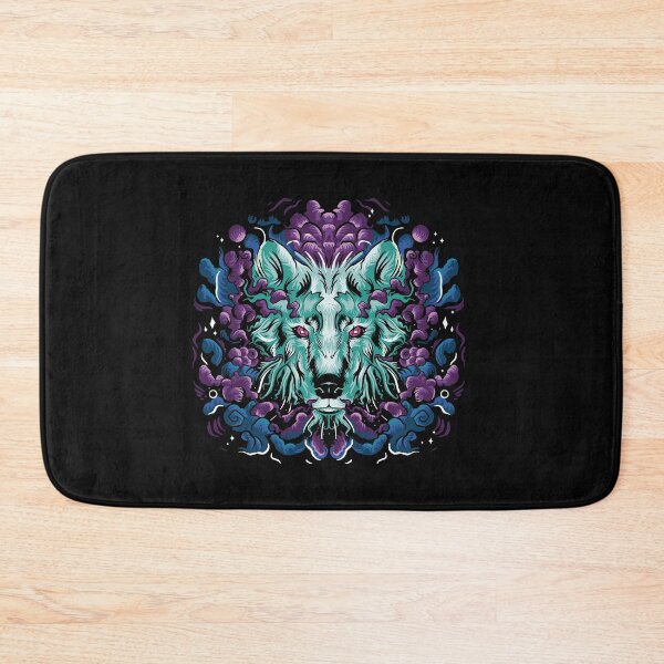 Item preview, Colorful wolf head designed and sold by DerSenat.