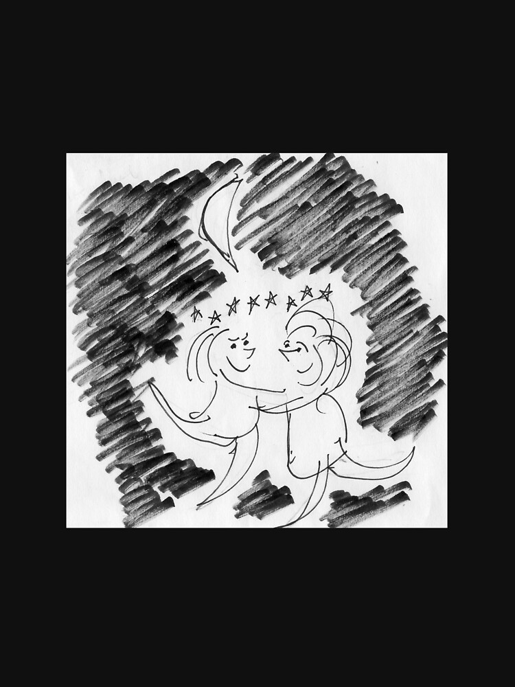 Thumbnail 7 of 7, Active T-Shirt, Song Cartoon - Moondance designed and sold by bromfieldpen.