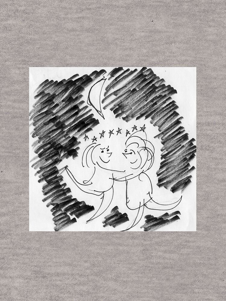 Thumbnail 5 of 5, Lightweight Hoodie, Song Cartoon - Moondance designed and sold by bromfieldpen.