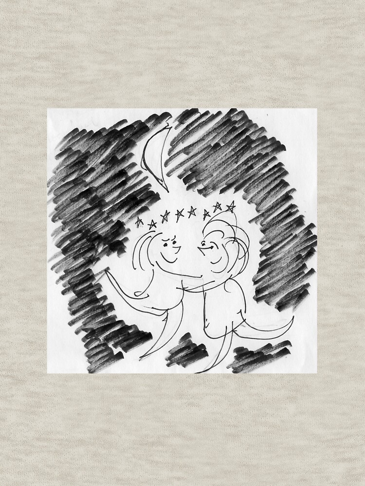 Thumbnail 5 of 5, Zipped Hoodie, Song Cartoon - Moondance designed and sold by bromfieldpen.