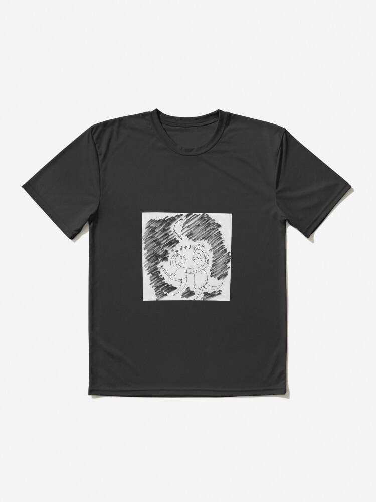 Thumbnail 2 of 7, Active T-Shirt, Song Cartoon - Moondance designed and sold by bromfieldpen.