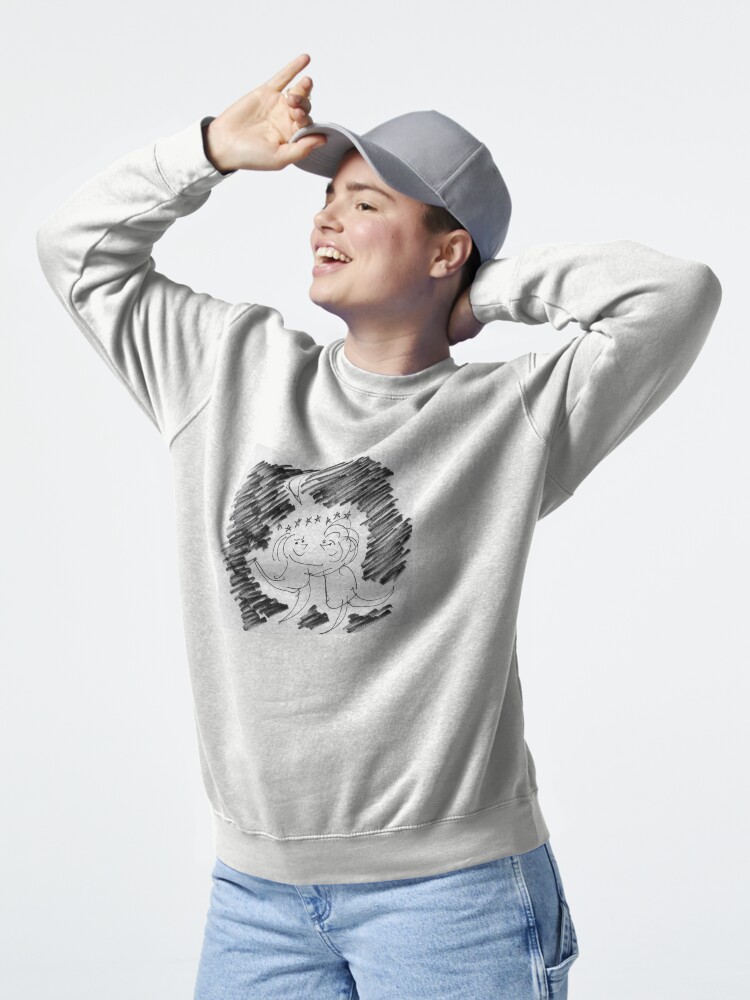 Thumbnail 5 of 7, Pullover Sweatshirt, Song Cartoon - Moondance designed and sold by bromfieldpen.