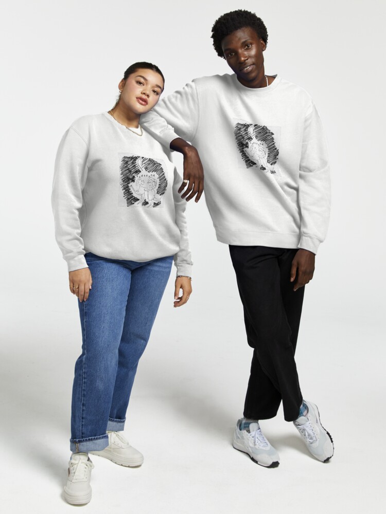 Thumbnail 1 of 7, Pullover Sweatshirt, Song Cartoon - Moondance designed and sold by bromfieldpen.