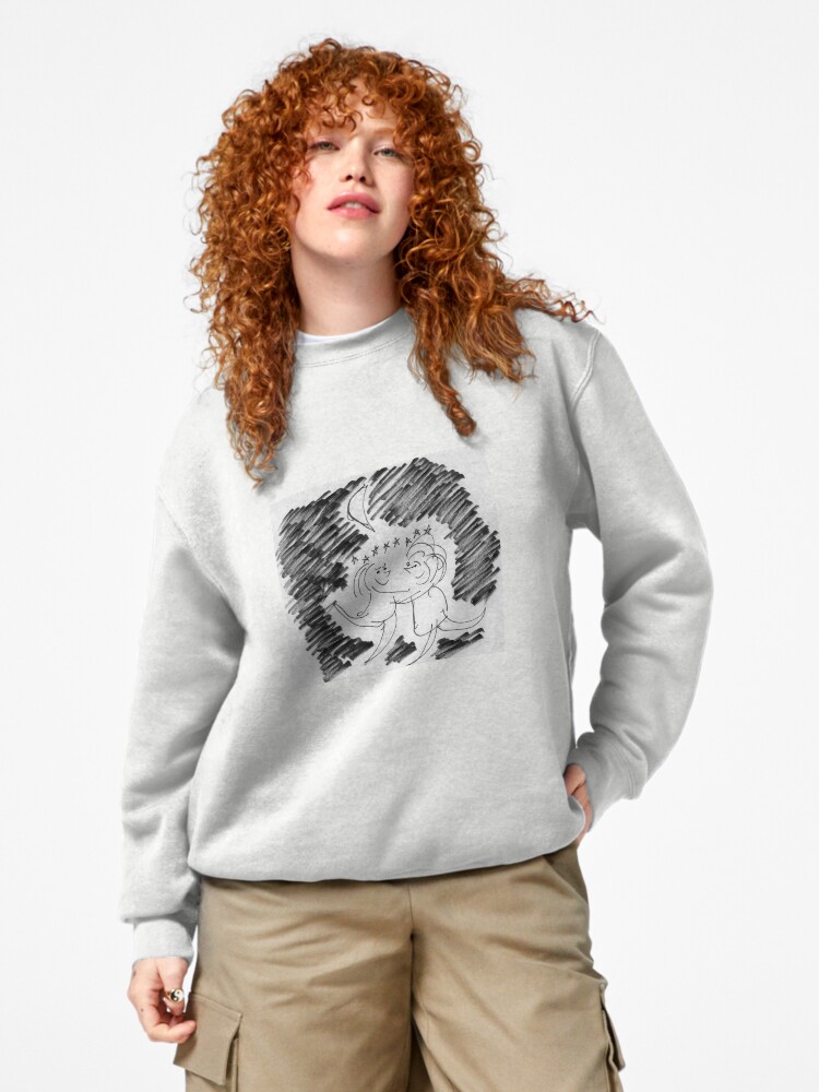 Thumbnail 4 of 7, Pullover Sweatshirt, Song Cartoon - Moondance designed and sold by bromfieldpen.