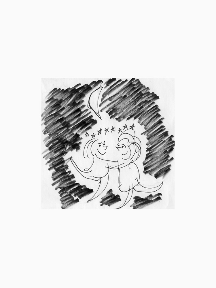 Thumbnail 4 of 4, Premium T-Shirt, Song Cartoon - Moondance designed and sold by bromfieldpen.