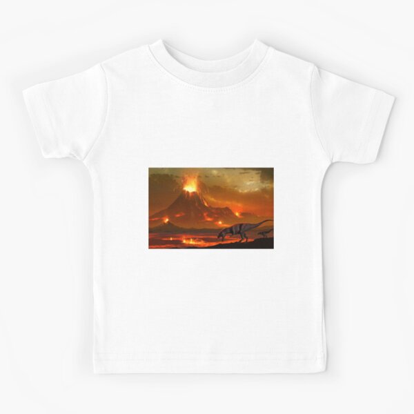 Tyrannosaurus - End of Days Version II Kids T-Shirt