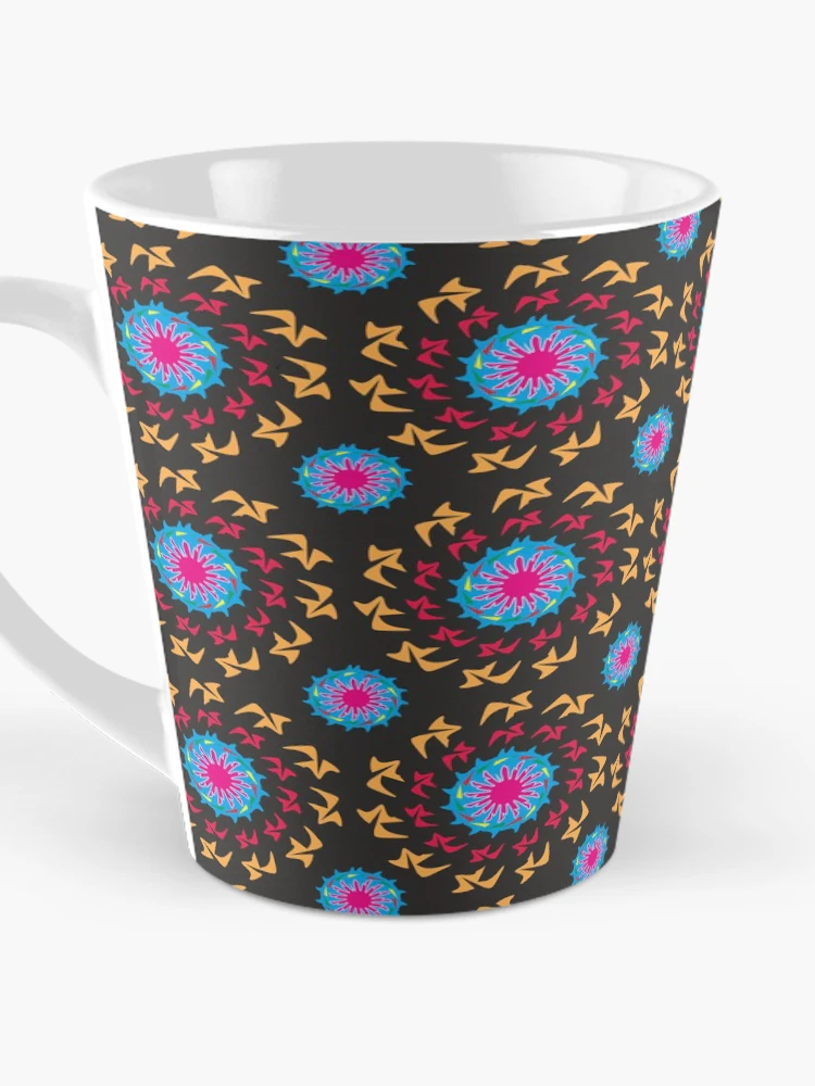 Thumbnail 3 of 4, Coffee Mug, Abstract Circular Pattern Design 1 designed and sold by ClassyPatterns.