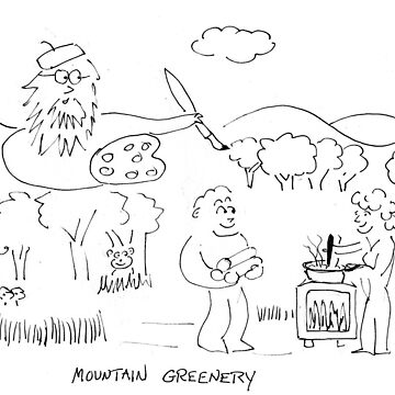 Artwork thumbnail, Song Cartoon - Mountain Greenery by fred rosenthal