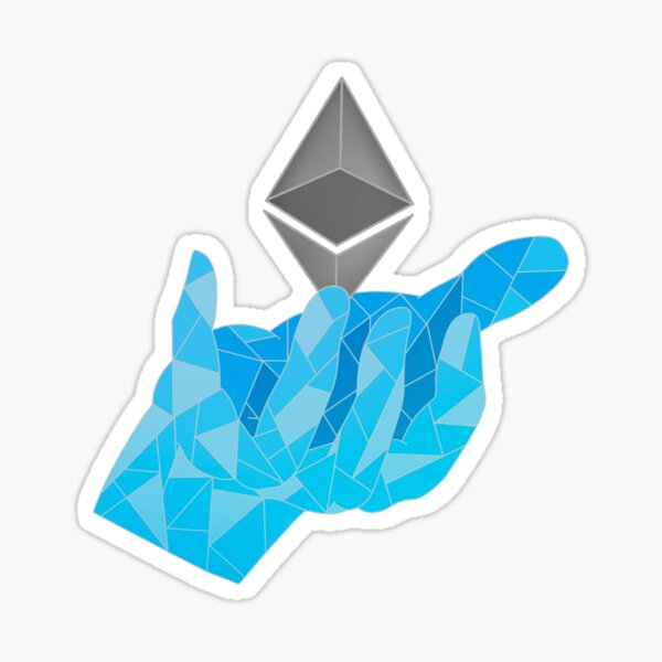 Diamond Hands Eth Sticker