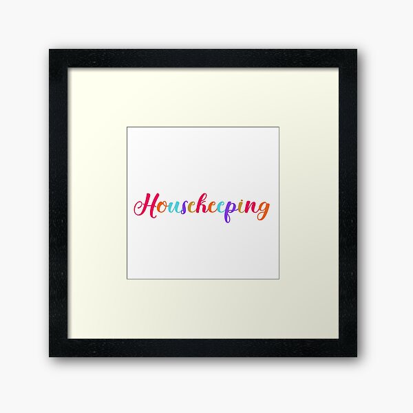 Item preview, Housekeeping designed and sold by Quote for  Success.