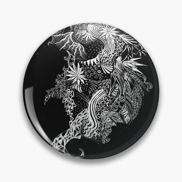 Item preview, Flowing doodles on black designed and sold by jaycejvr.