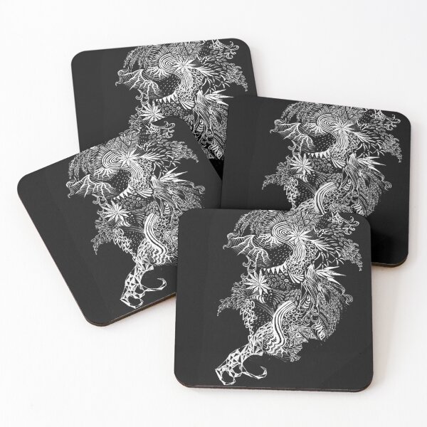 Item preview, Flowing doodles on black designed and sold by jaycejvr.