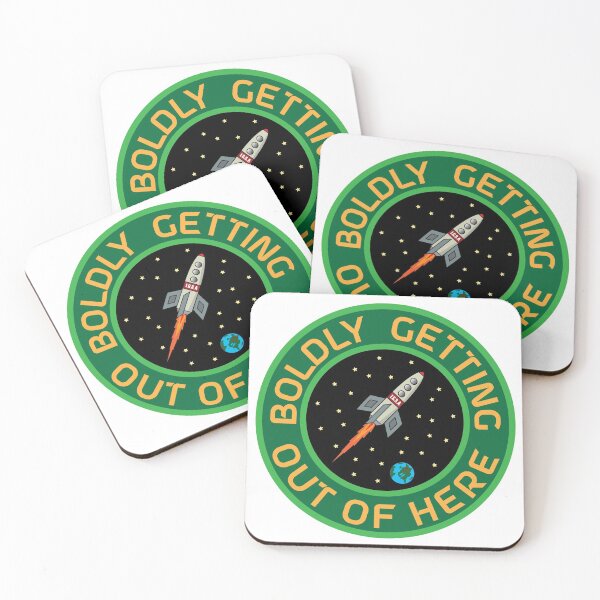Item preview, Rocket departing from Earth designed and sold by KoandZo.