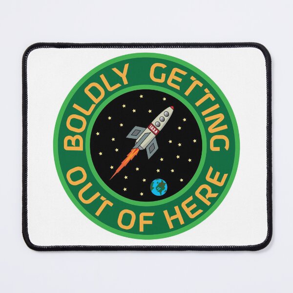 Item preview, Rocket departing from Earth designed and sold by KoandZo.