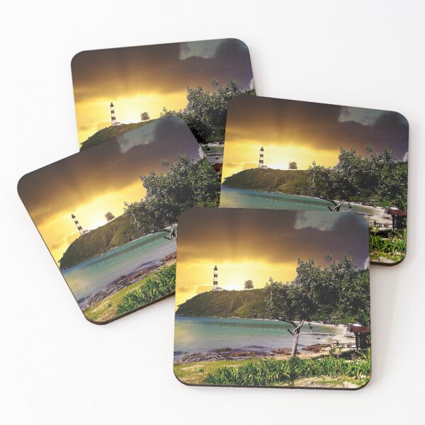Item preview, Summer beach resort at sunrise designed and sold by mrtom414.