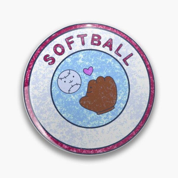 Item preview, Softball Badge designed and sold by breckinbubble.