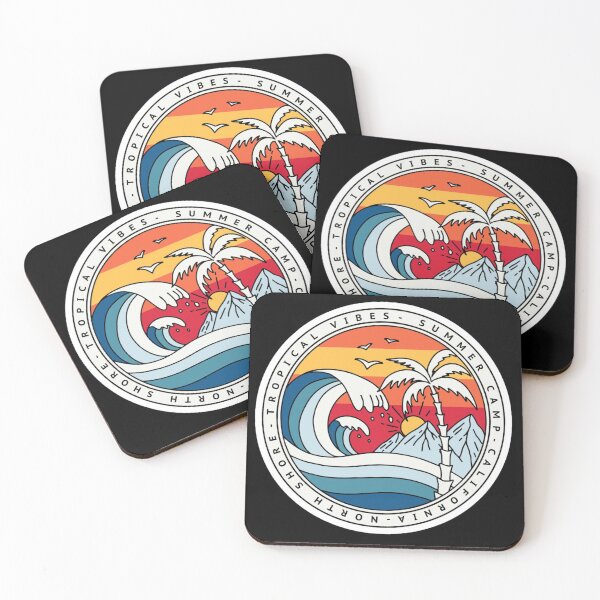 Item preview, summer palm trees ocean oacian designed and sold by Riazzzy.