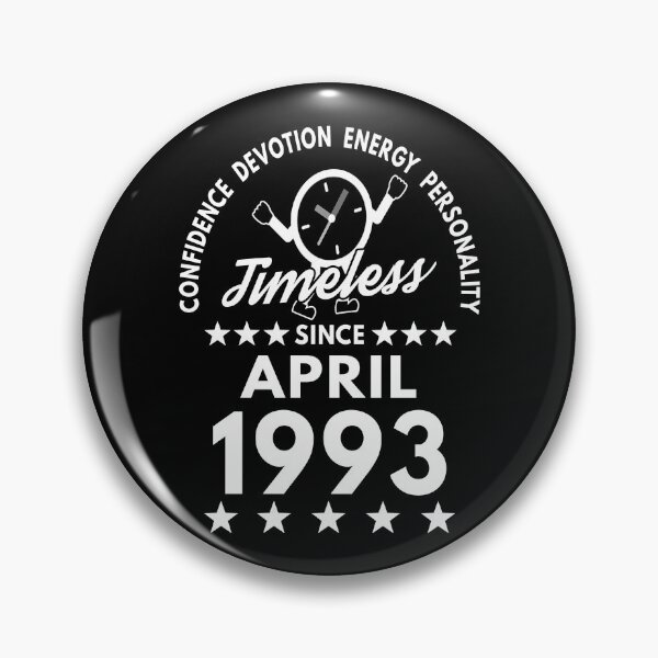 Item preview, April Birthday Timeless Person -1993 - White Text designed and sold by MoonsmileProd.