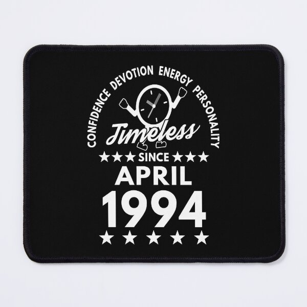 Item preview, April Birthday Timeless Person -1994 - White Text designed and sold by MoonsmileProd.