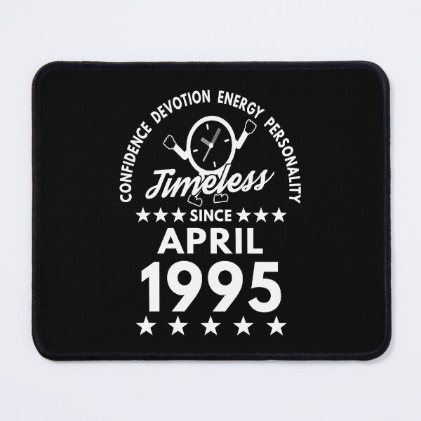 Item preview, April Birthday Timeless Person -1995 - White Text designed and sold by MoonsmileProd.