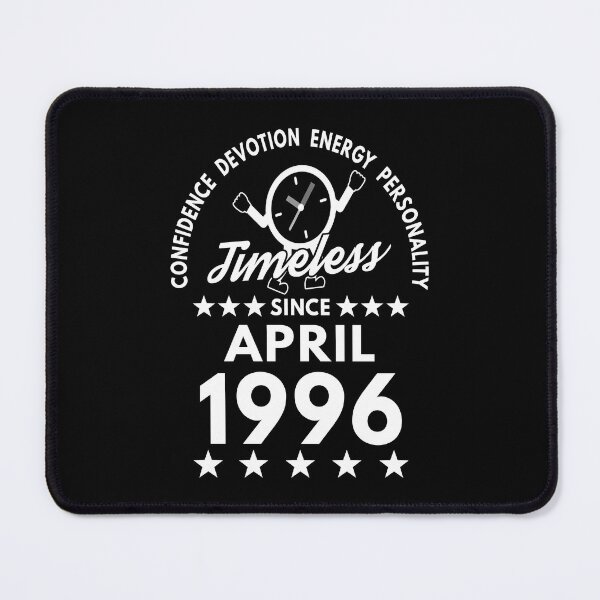 Item preview, April Birthday Timeless Person -1996 - White Text designed and sold by MoonsmileProd.