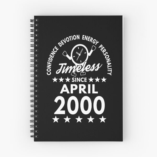 Item preview, April Birthday Timeless Person -2000 - White Text designed and sold by MoonsmileProd.