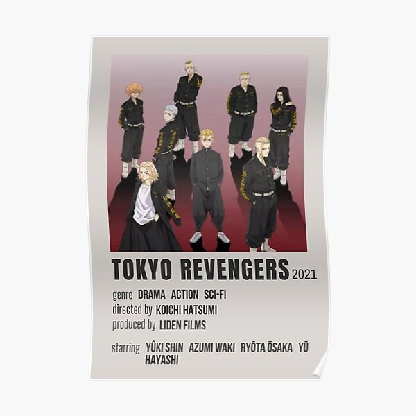 Tokyo Revenge Anime Alternate Movie Poster Poster