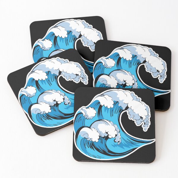 Item preview, oacian blue ocean wave designed and sold by Riazzzy.
