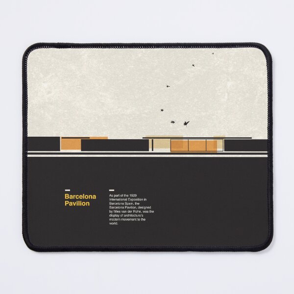 Item preview, Barcelona Pavillion House designed and sold by SurfolioPrints.