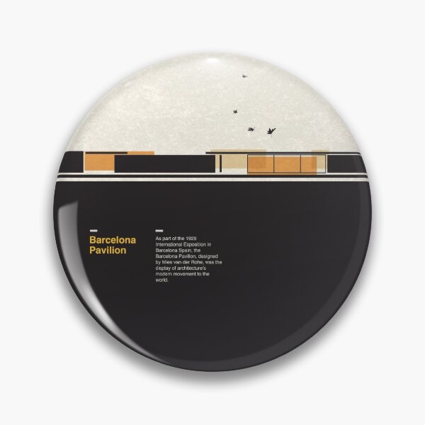 Item preview, Barcelona Pavillion House designed and sold by SurfolioPrints.