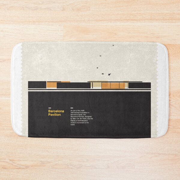 Item preview, Barcelona Pavillion House designed and sold by SurfolioPrints.