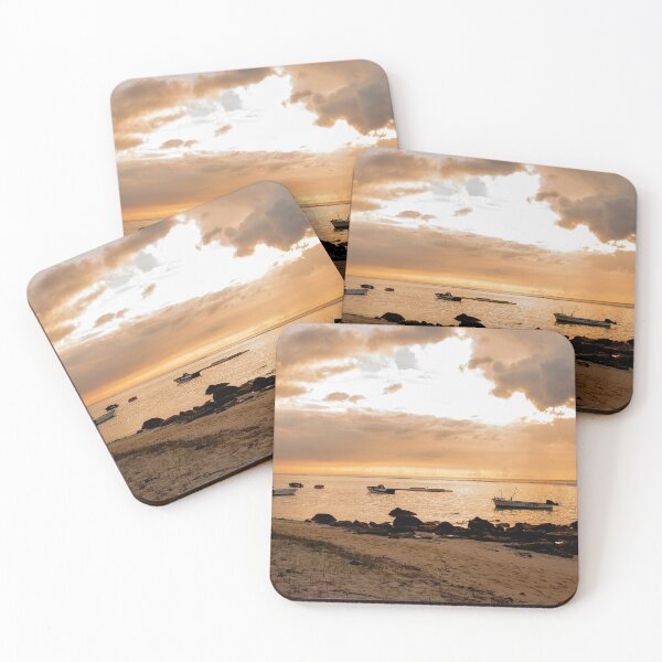 Item preview, tropical beach of Mauritius at sunset. designed and sold by rajeshbac.