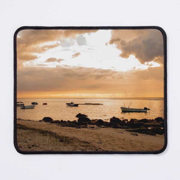 Item preview, tropical beach of Mauritius at sunset. designed and sold by rajeshbac.