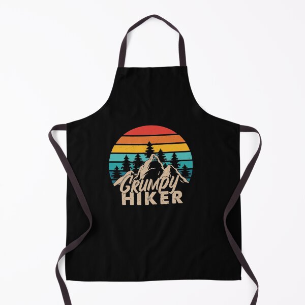 Item preview, Grumpy Hiker Funny Hiking Camping Retro Mountains designed and sold by StrongShirts.