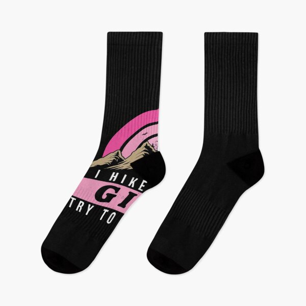 Artikelvorschau, I Hike Like A Girl Wilderness Hiking Sunset entworfen und verkauft von StrongShirts.