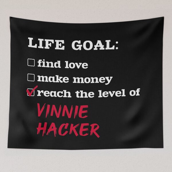 Item preview, Life goal - Vinnie Hacker designed and sold by 2Girls1Shirt.