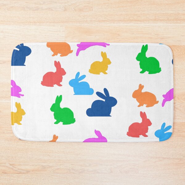 Item preview, Rainbow bunnies design graphic art designed and sold by Paint84.