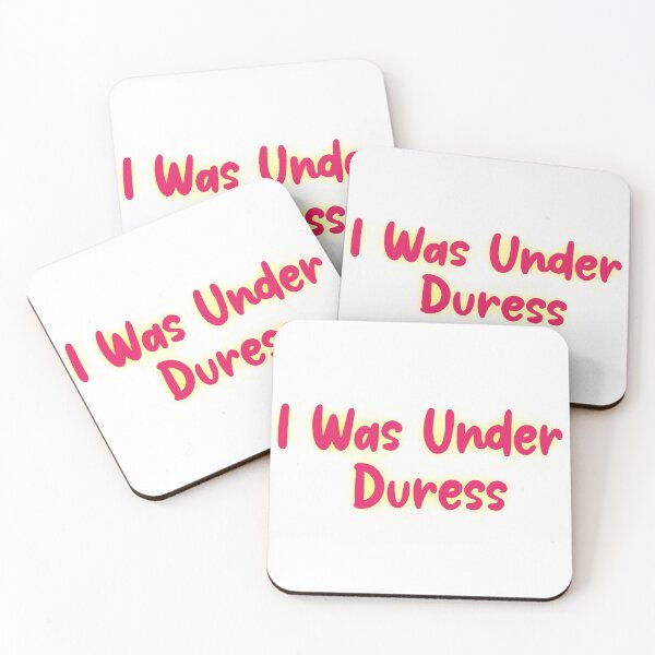 Item preview, I was under duress designed and sold by Quote for  Success.