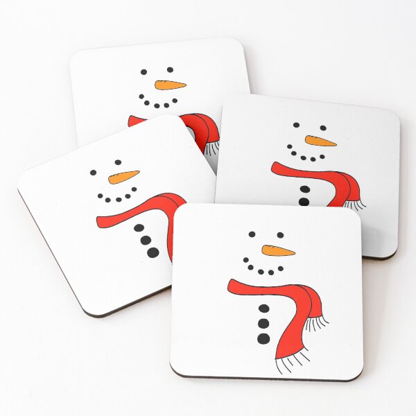 Item preview, Cute Doodle Snowman with Red Scarf, made by EndlessEmporium designed and sold by EndlessEmporium.